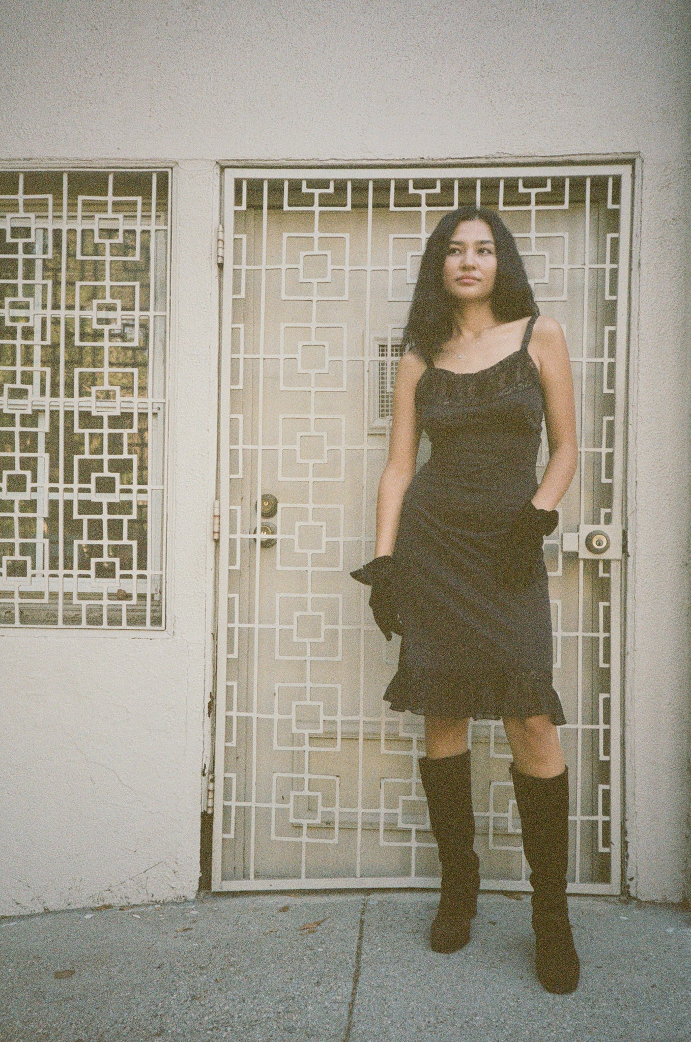Raven Lace Slip