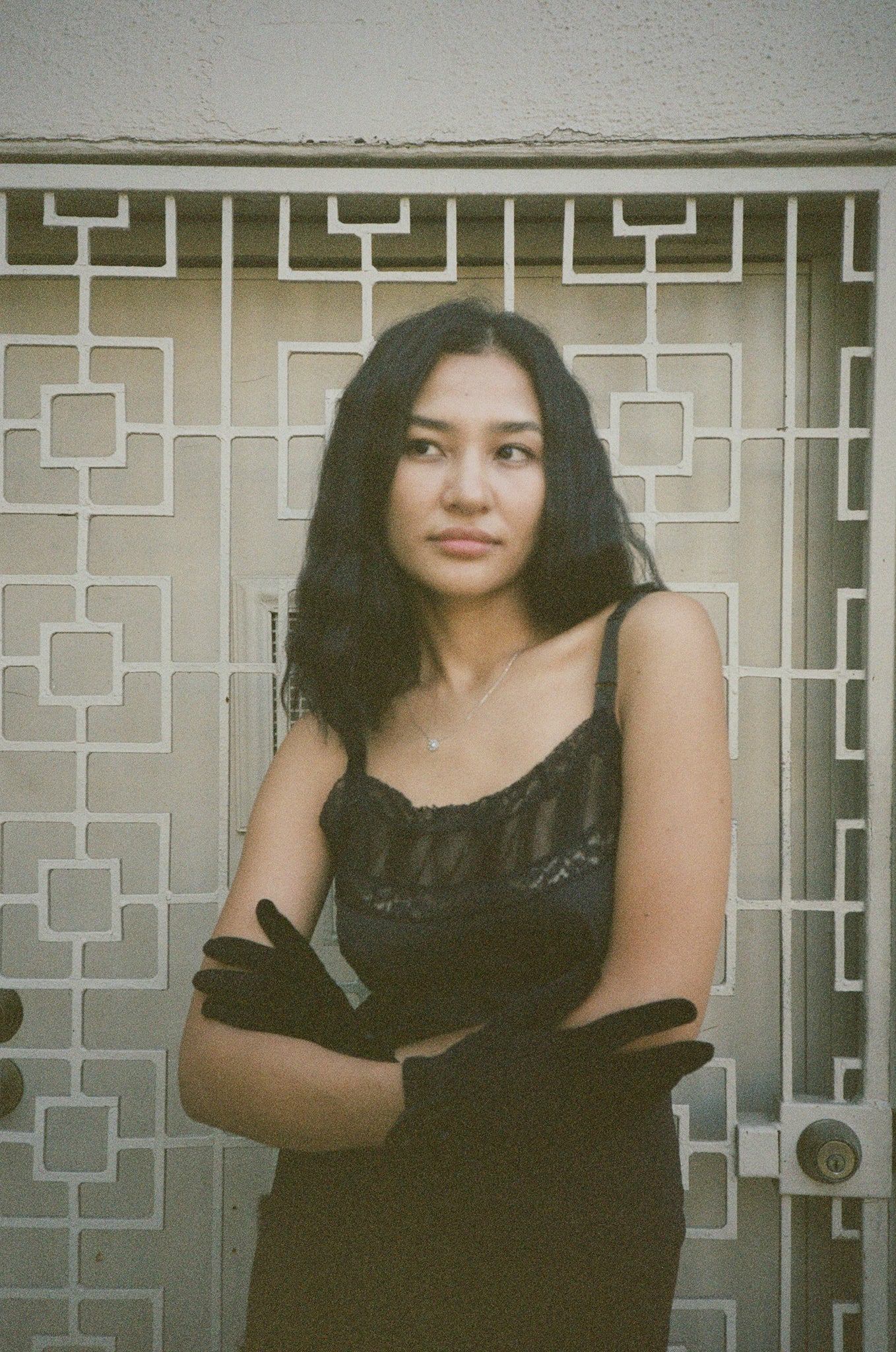 Raven Lace Slip