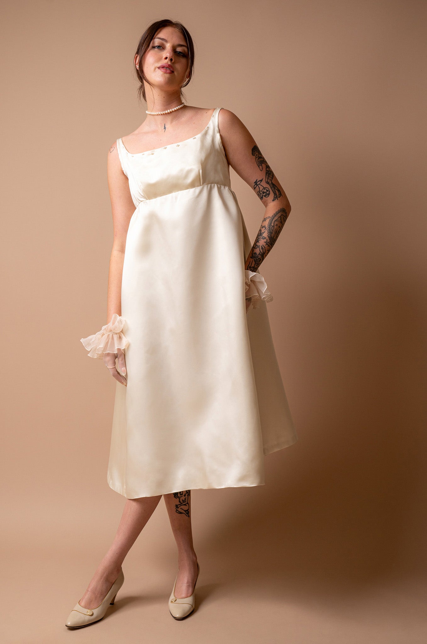 Audrey Satin Gown - M