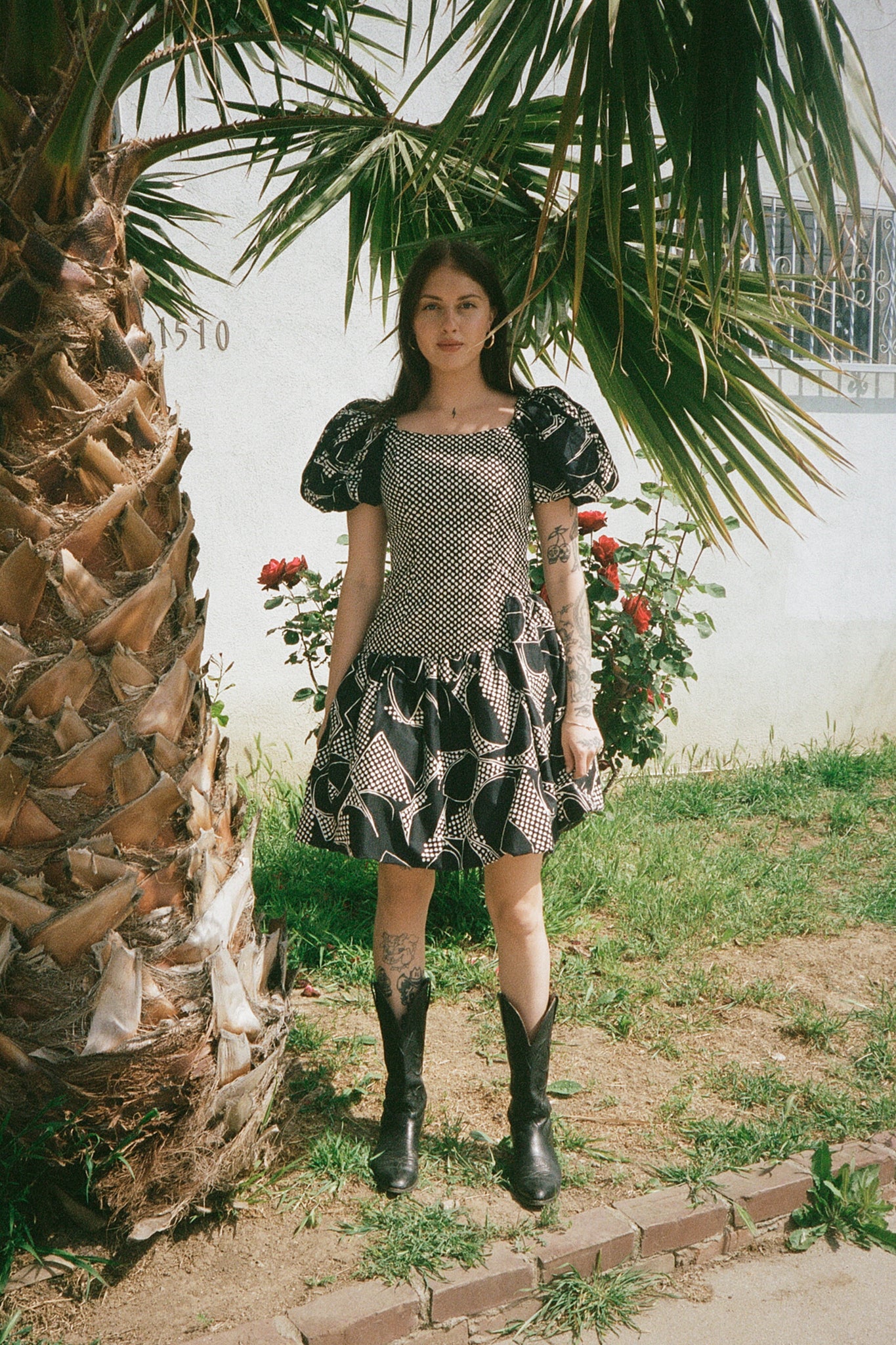 abstract mini dress Molly wanted wardrobe item for Pink Fragmented Chiffon Dress Add Custom Fit:Yes high schools