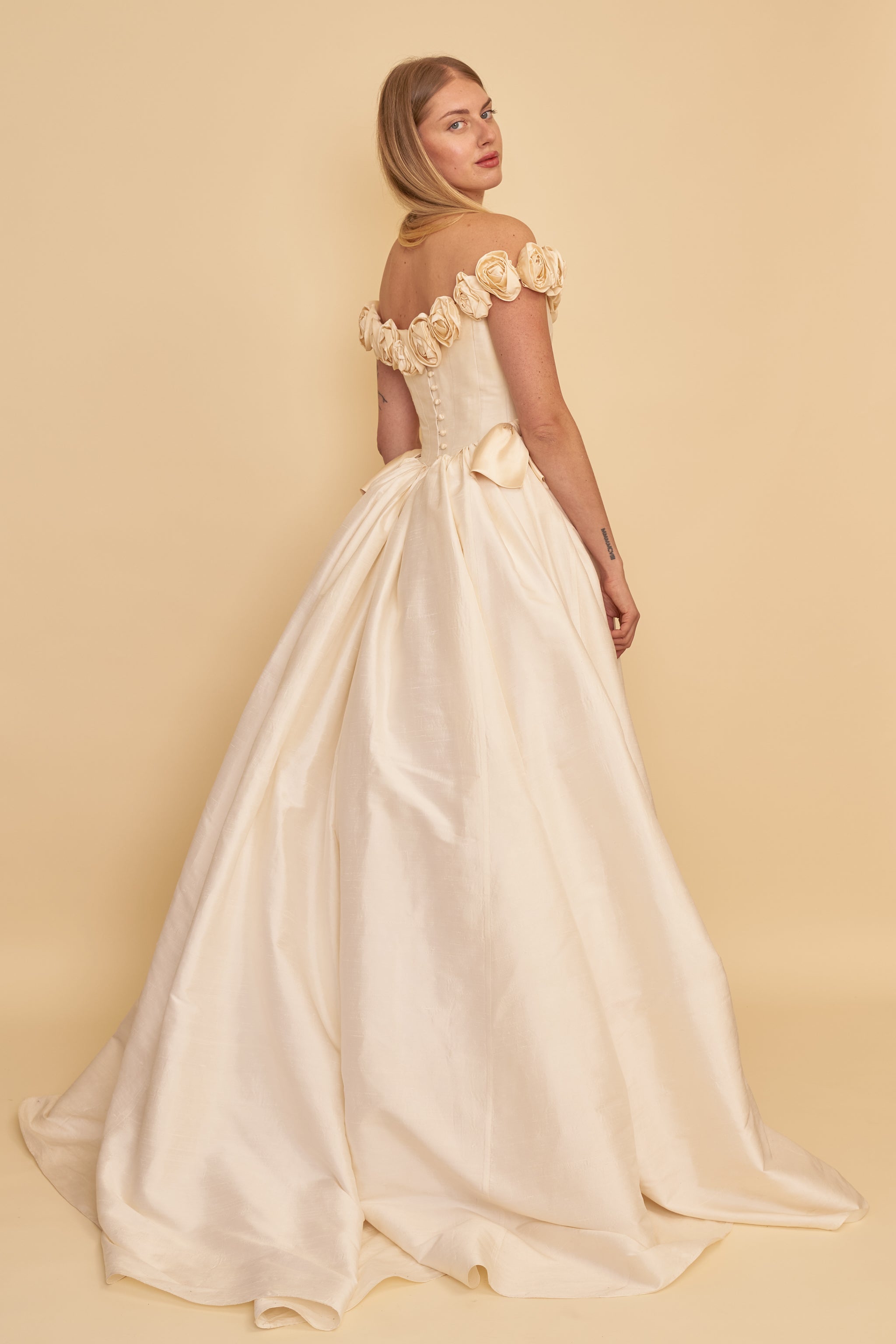 white christmas dresses Catherine Silk Gown