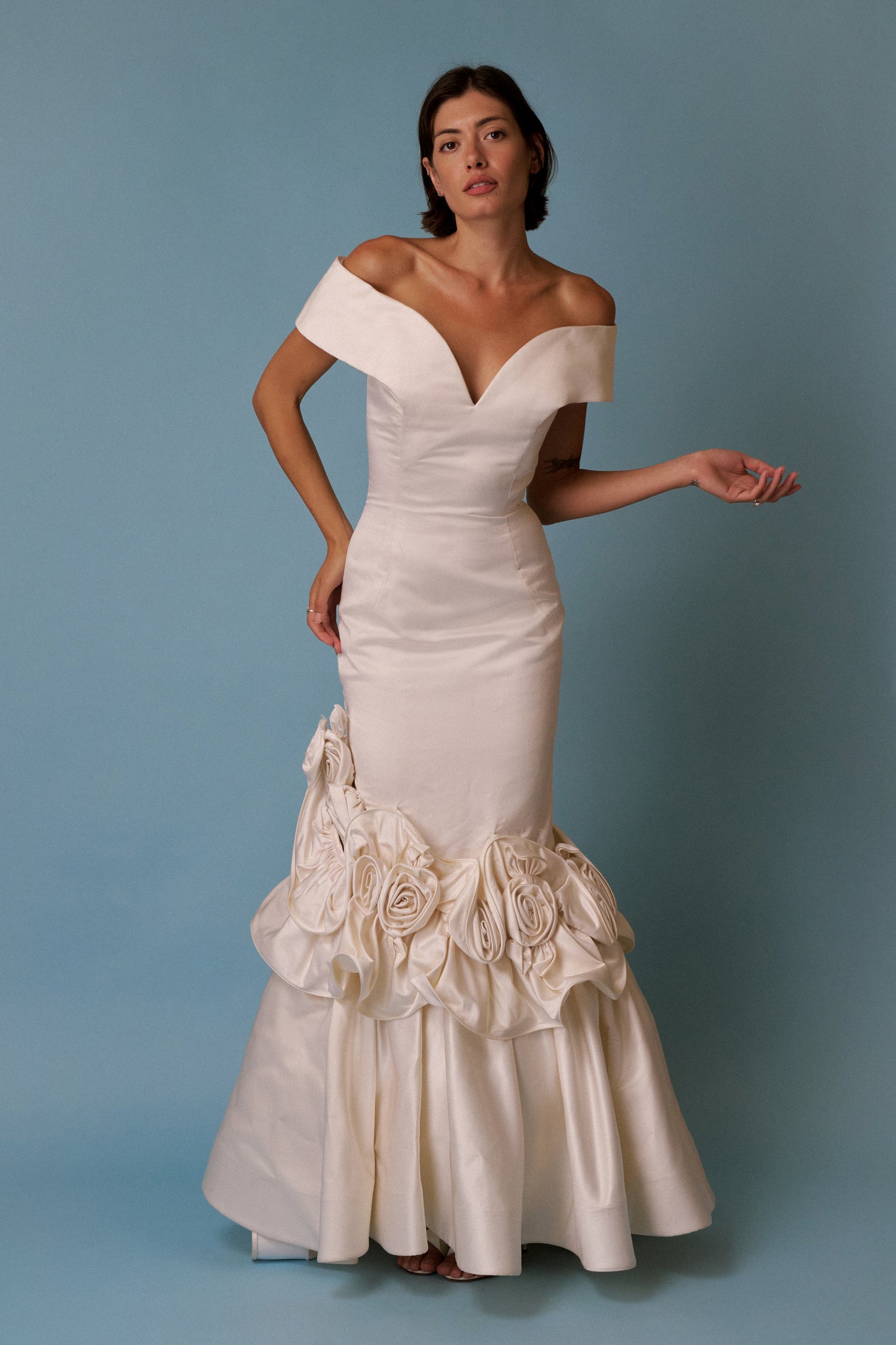 Scaasi Silk Gown - XS