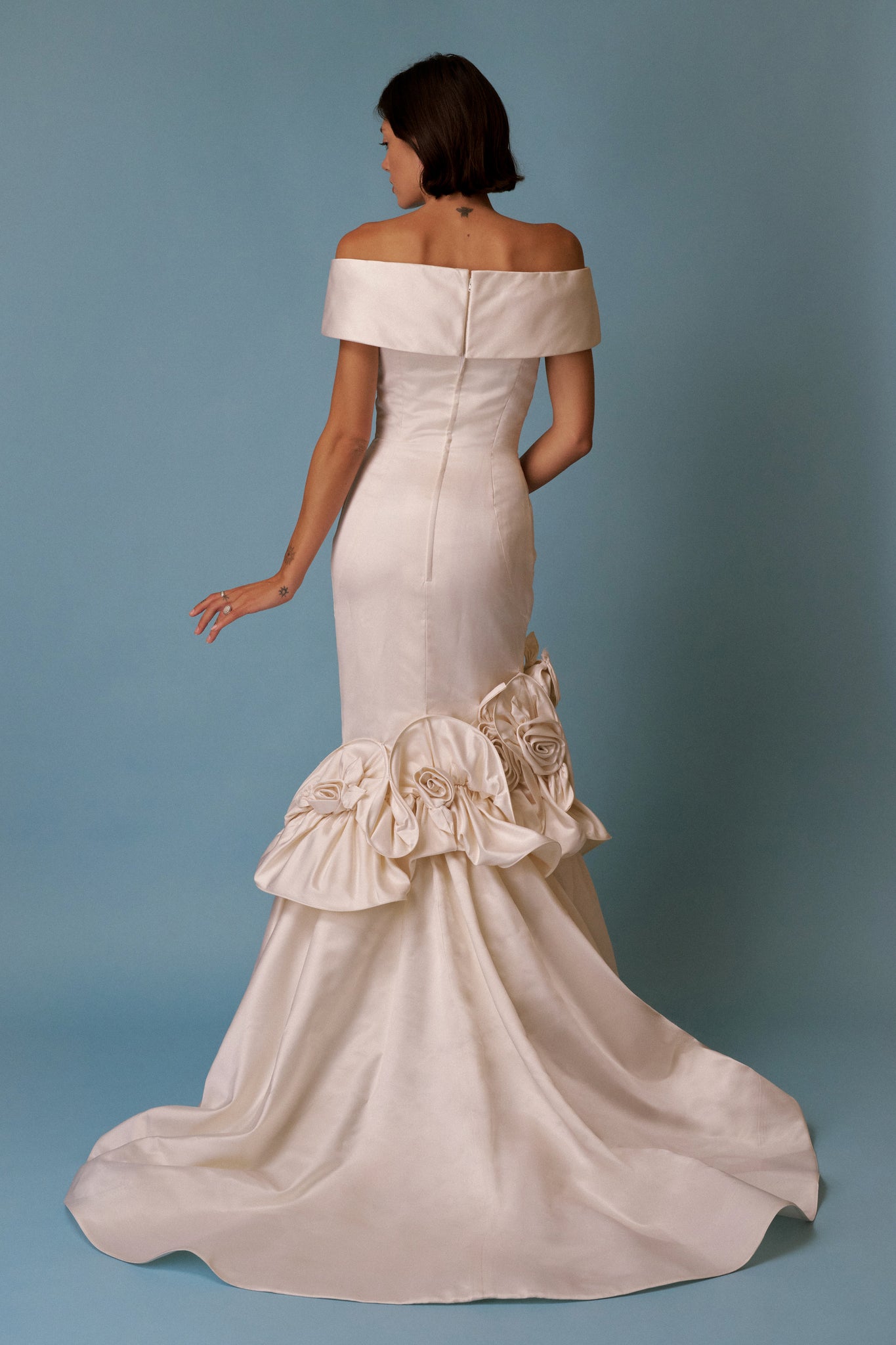 Scaasi Silk Gown - XS