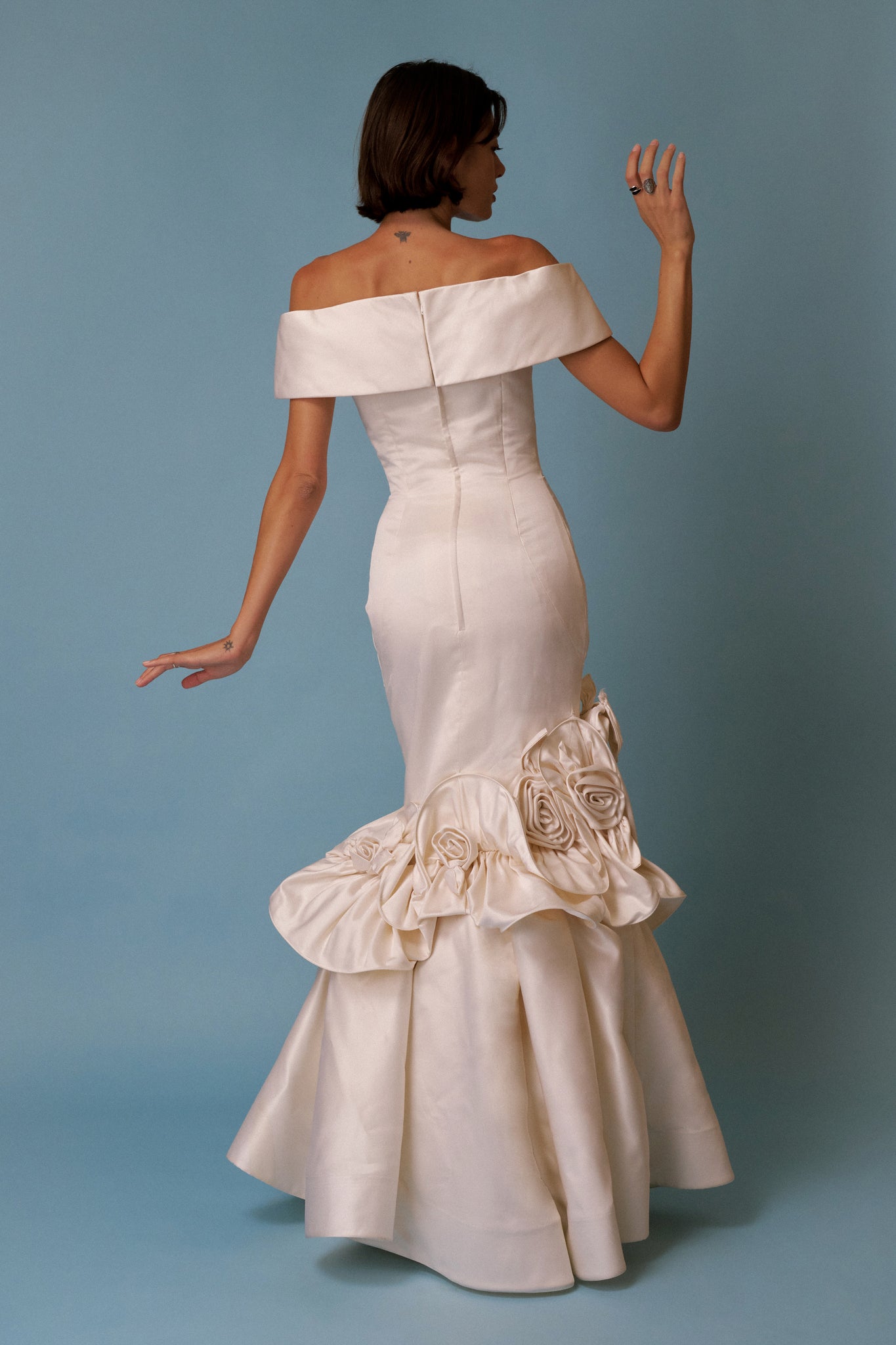 Scaasi Silk Gown - XS