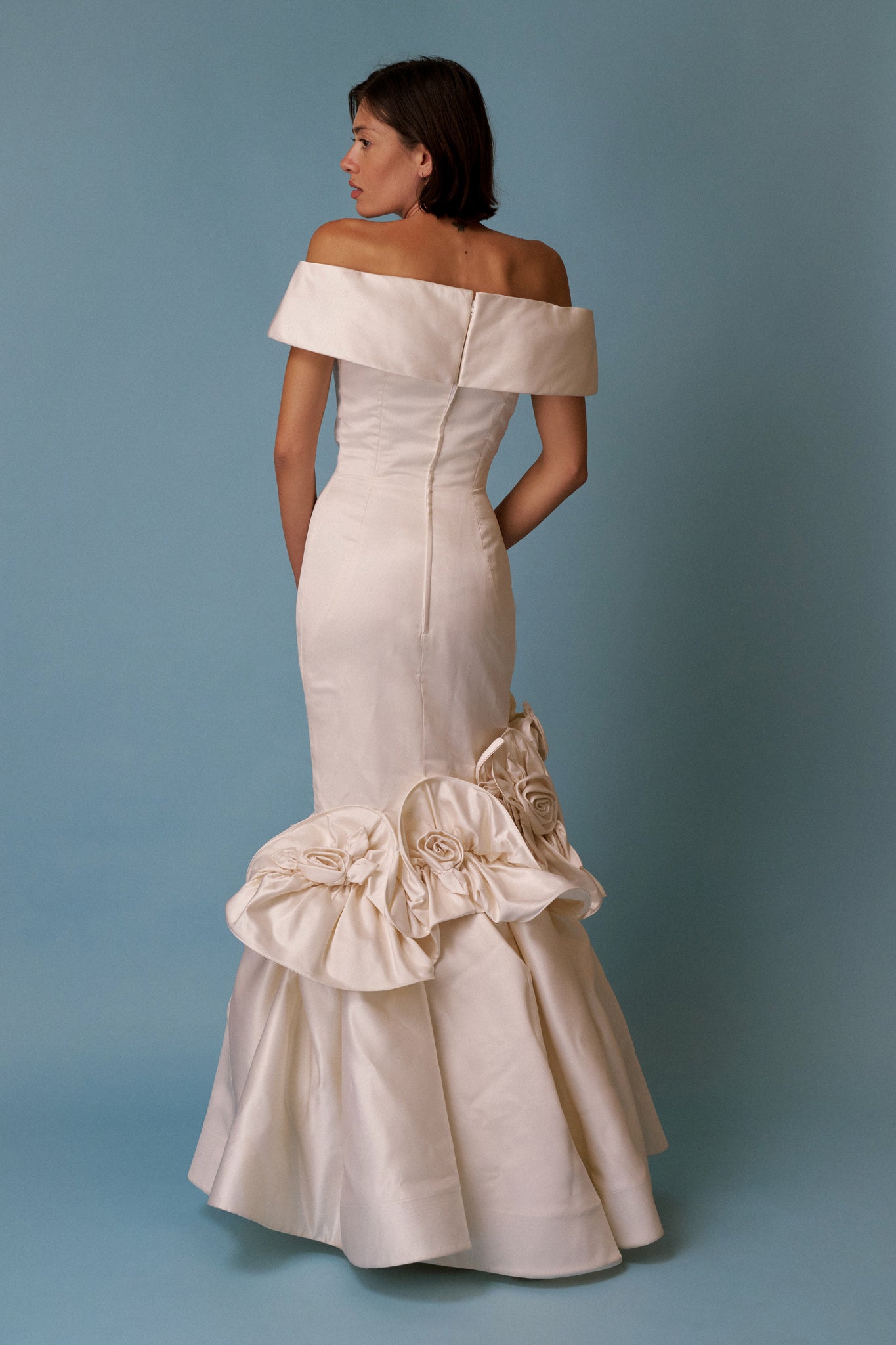 Scaasi Silk Gown - XS