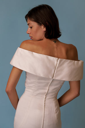 Scaasi Silk Gown - XS