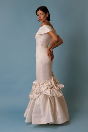 Scaasi Silk Gown - XS