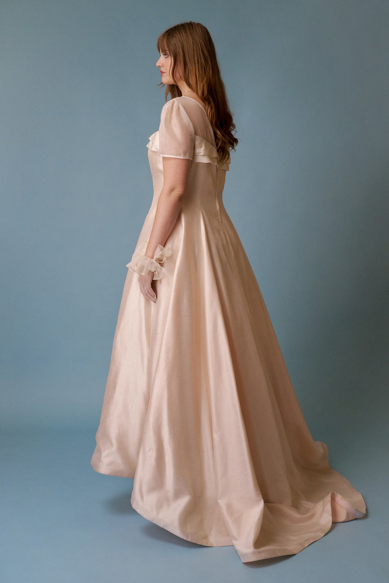 Peony Silk Gown - L