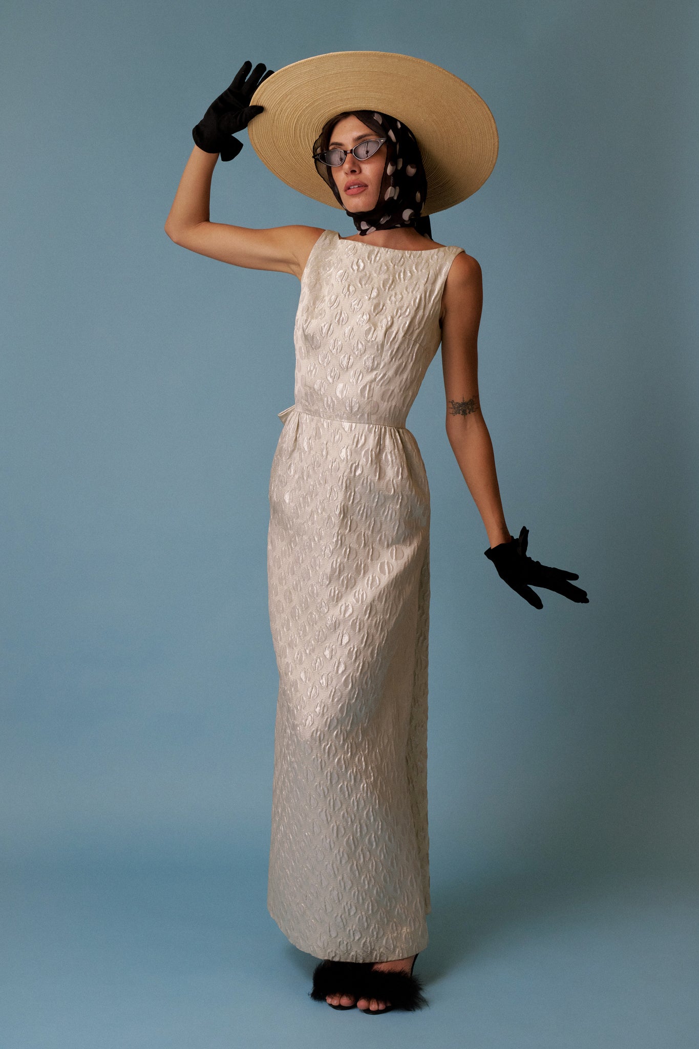 Sicily Metallic Gown XS