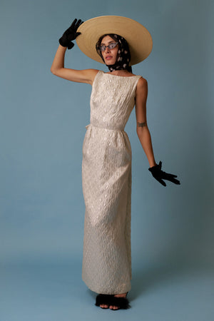 Sicily Metallic Gown XS