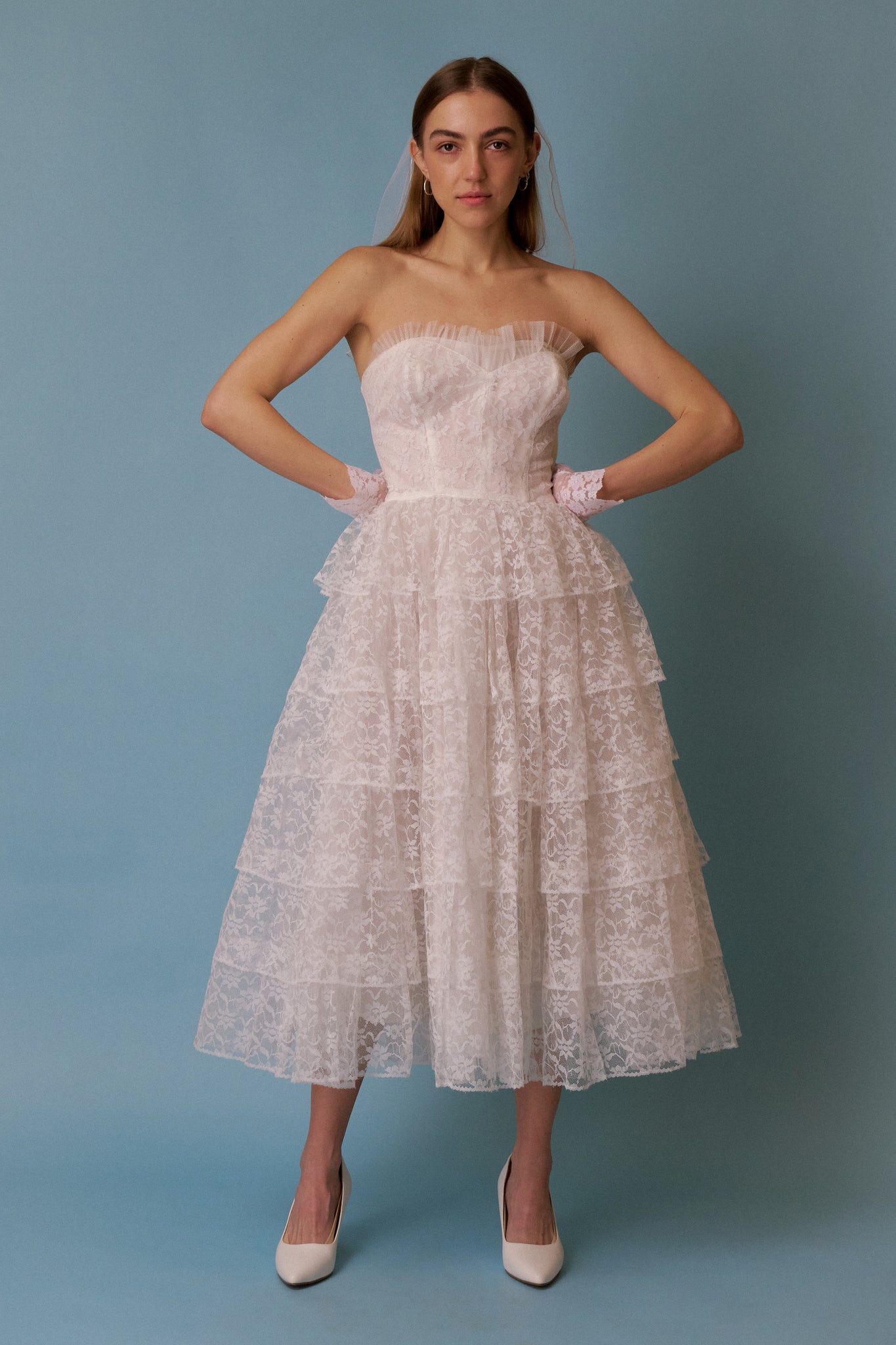 Kelly Tiered Gown - S