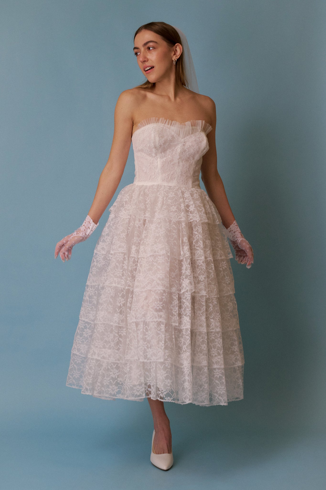 Kelly Tiered Gown - S