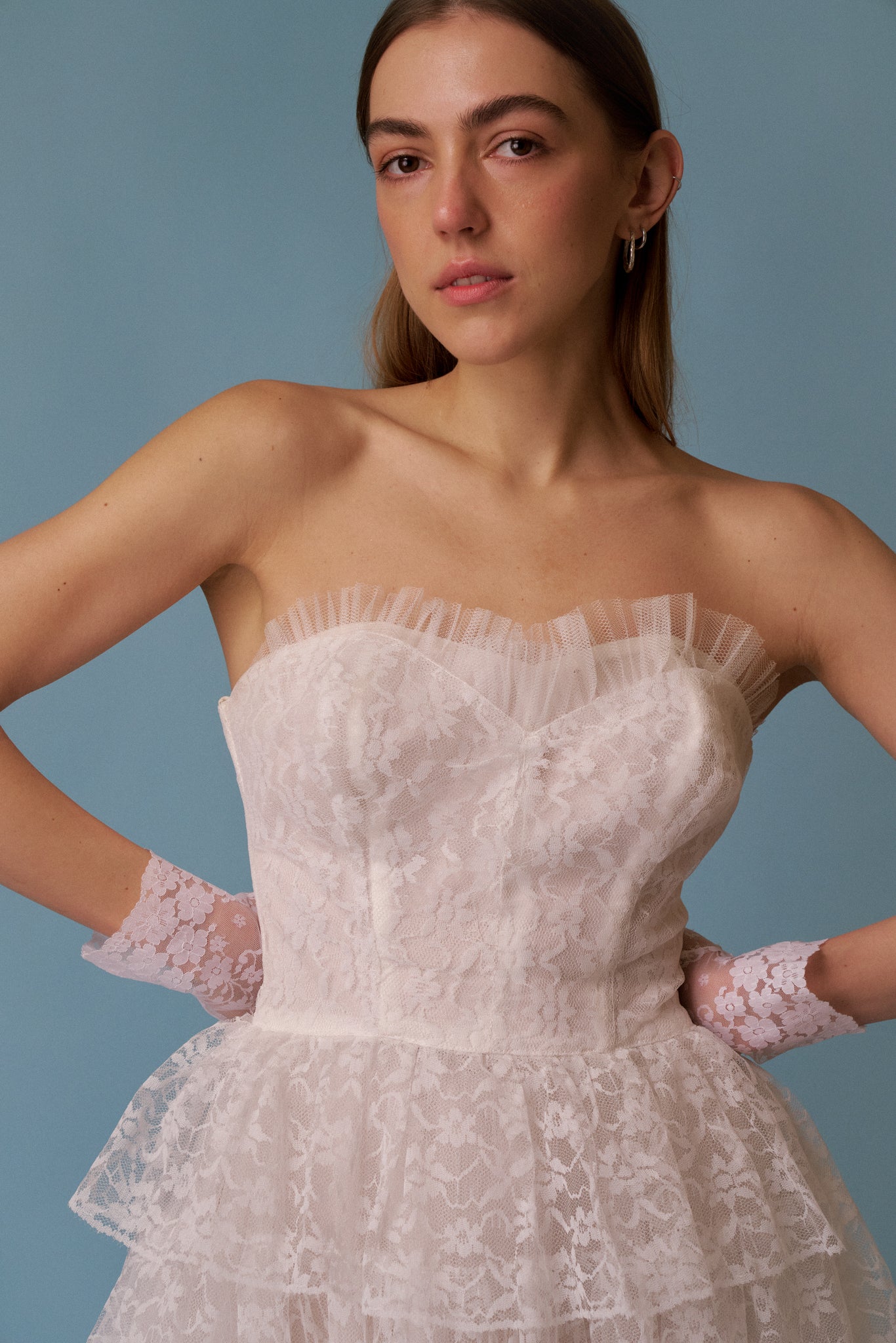 Kelly Tiered Gown - S