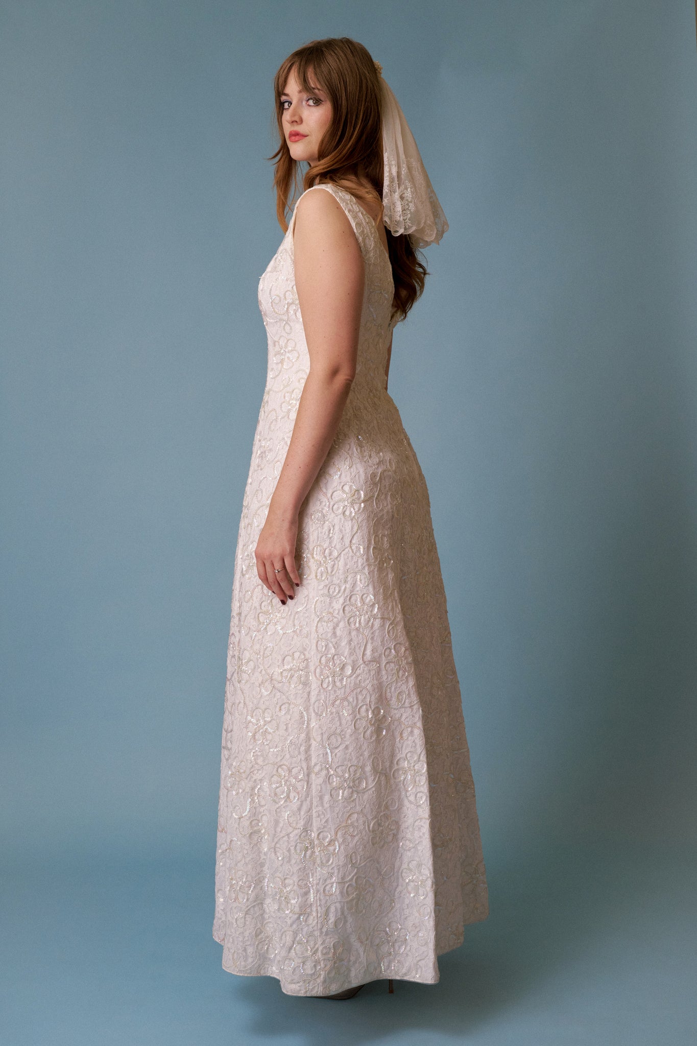 Lucy Sequin Gown - M