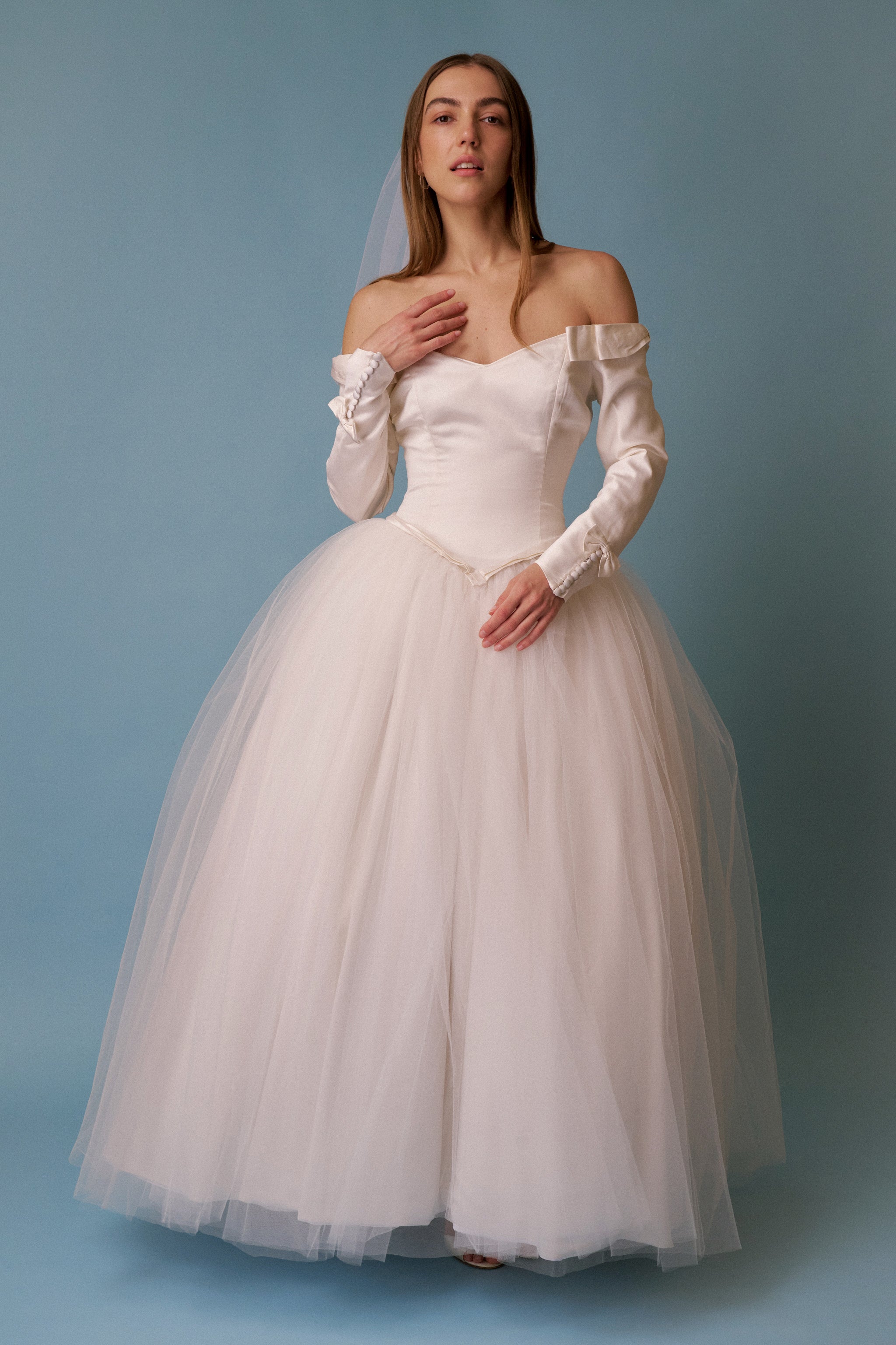 Amsale Silk Gown