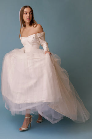 Amsale Silk Gown - S