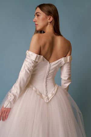 Amsale Silk Gown - S