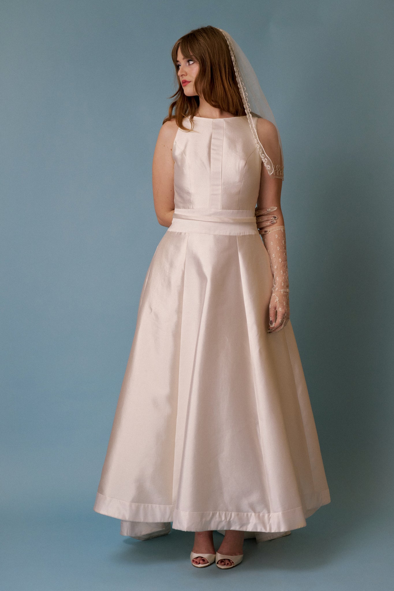 Lila Silk Gown - L