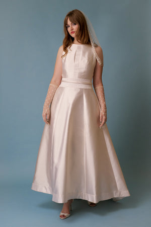 Lila Silk Gown - L