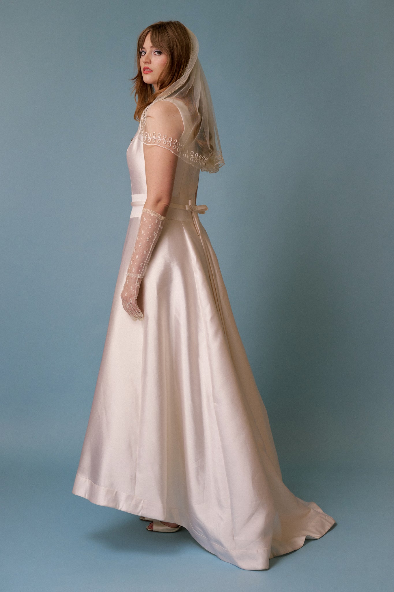 Lila Silk Gown - L