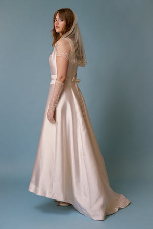 Lila Silk Gown - L