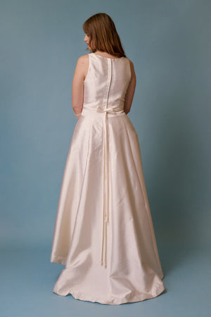 Lila Silk Gown - L