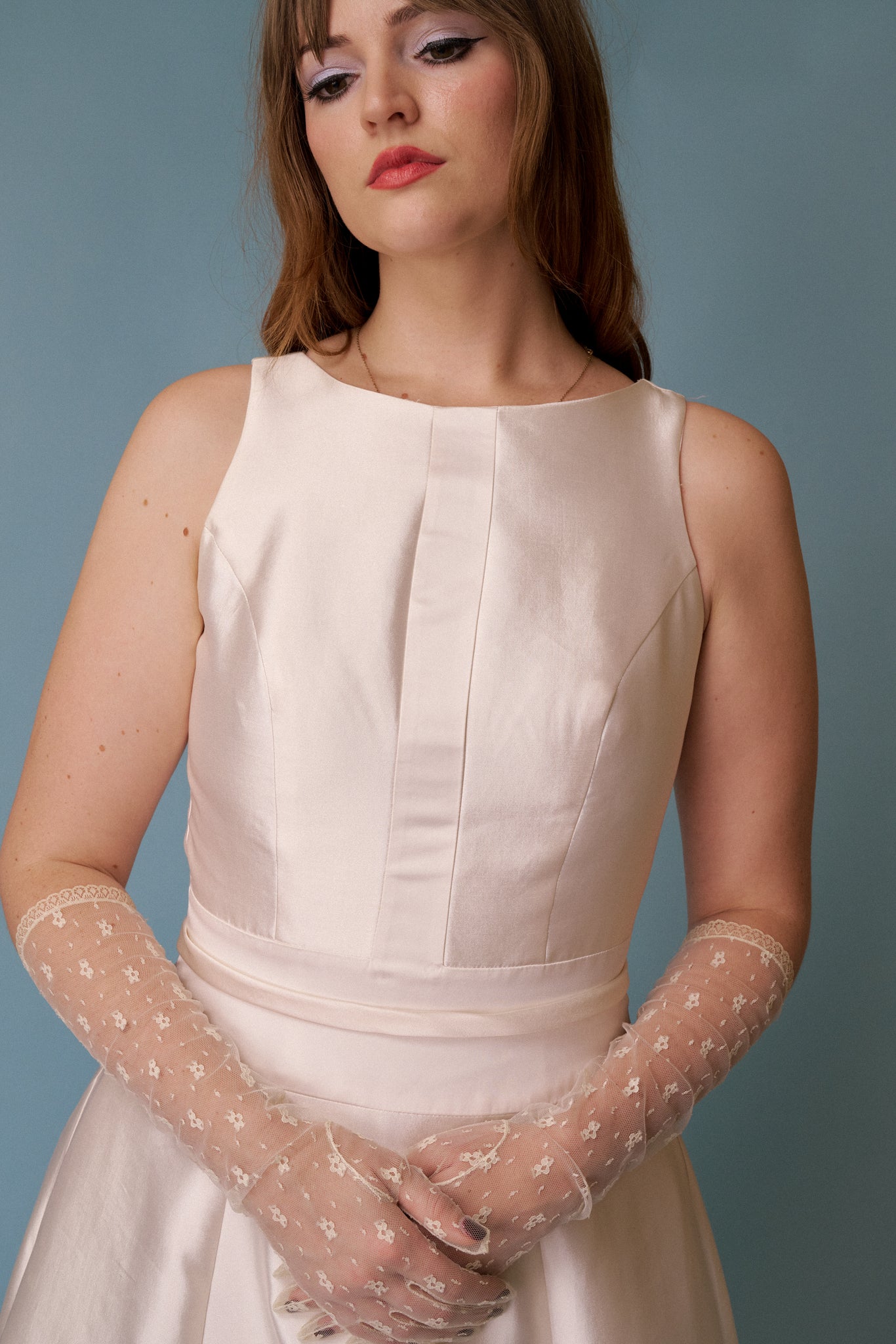 Lila Silk Gown - L