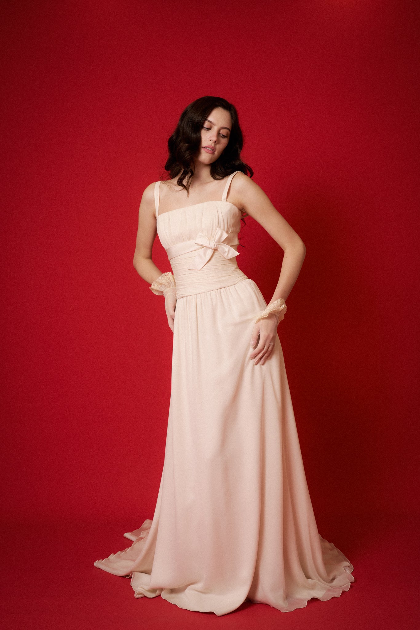 Fleur Silk Gown