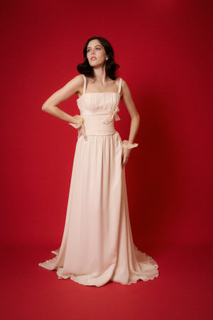 Fleur Silk Gown
