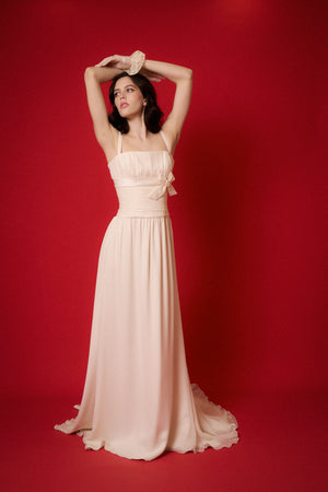 Fleur Silk Gown