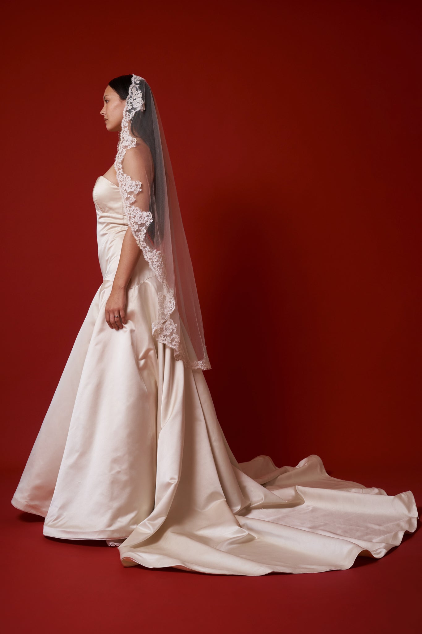 Chantilly Lace Mantilla