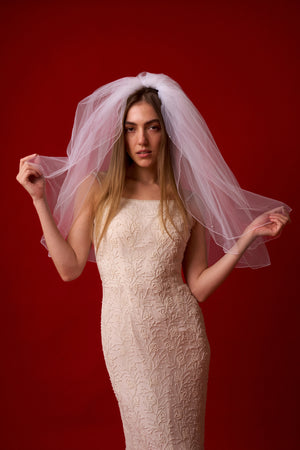 Crystal Blusher Veil