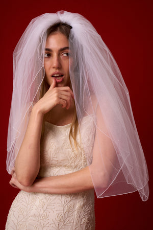 Crystal Blusher Veil