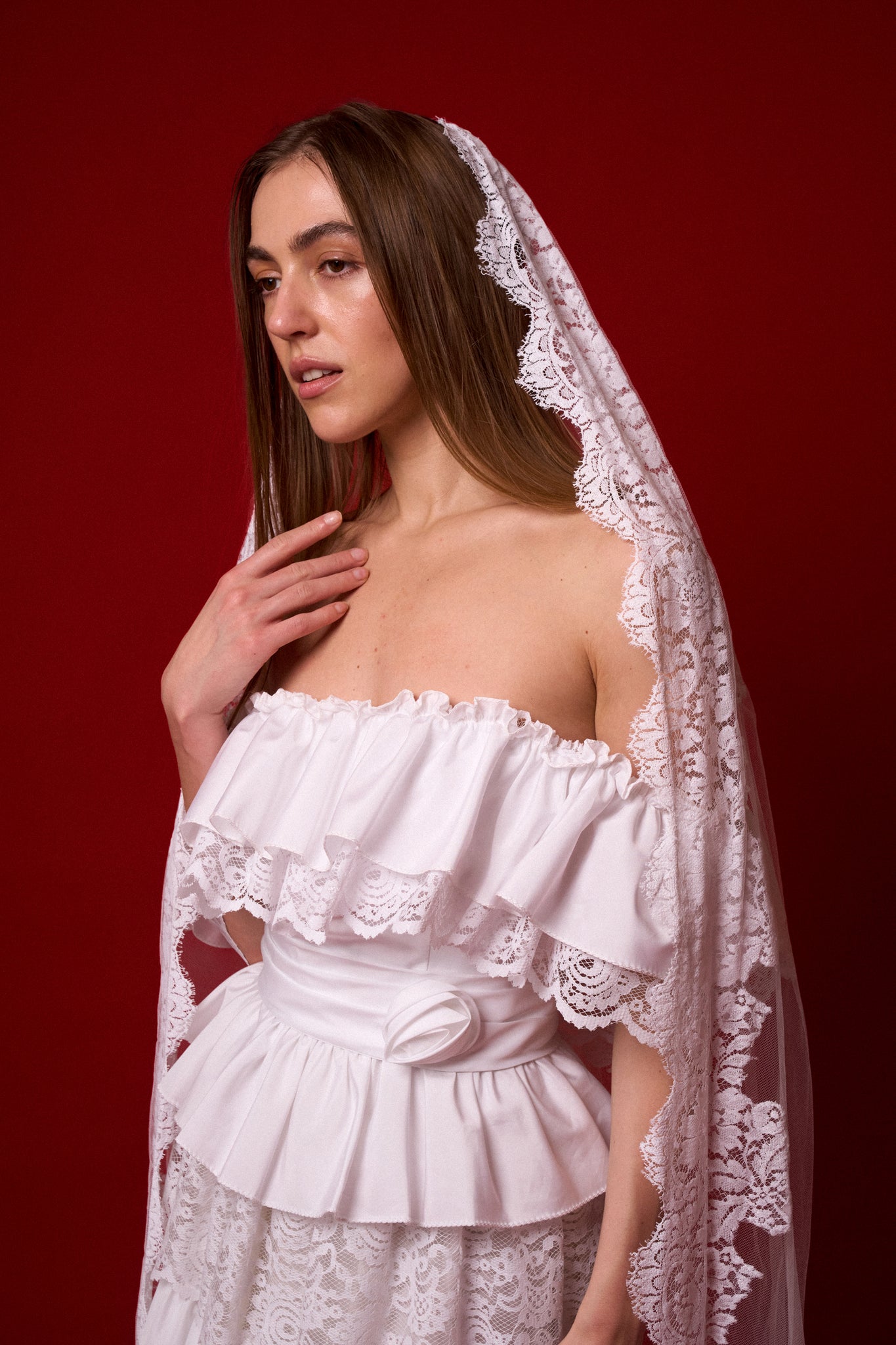 Chantilly Lace Mantilla