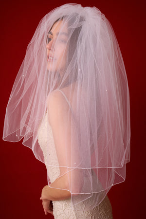 Crystal Blusher Veil