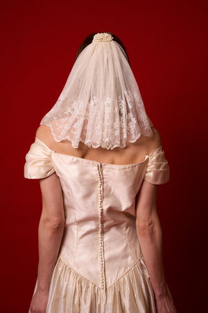 Iridescent Lace Veil