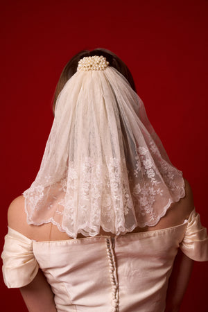Iridescent Lace Veil