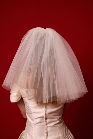 Layered Ivory Veil