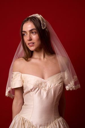 Appliqué Crown Veil