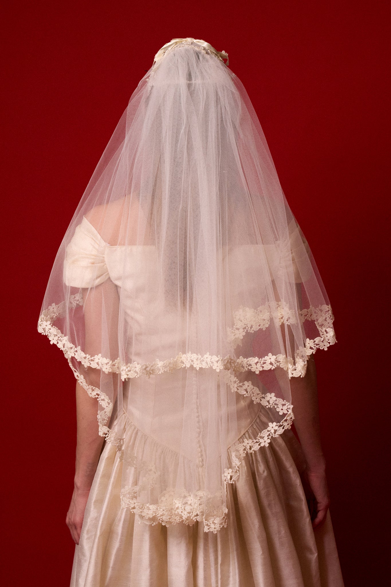 Appliqué Crown Veil
