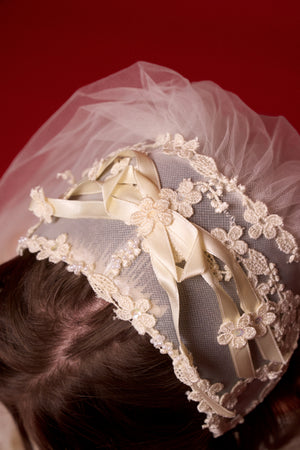 Appliqué Crown Veil