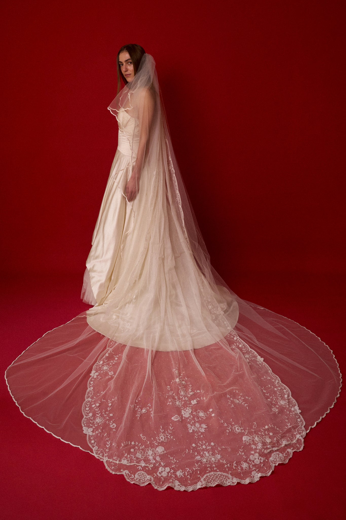 Antique Cathedral Veil