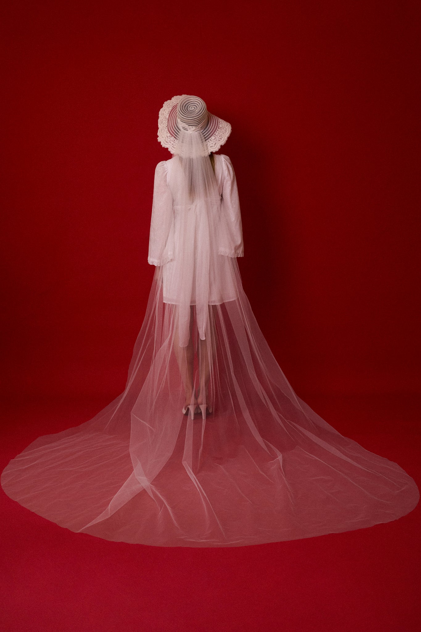 Appliqué Sunhat Veil