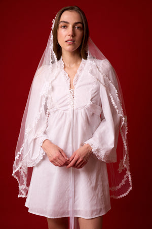 Floral Crown Veil