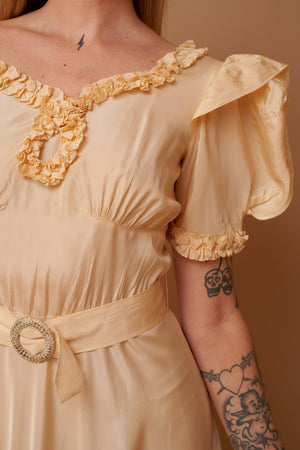 Norah Ruffle Gown - M