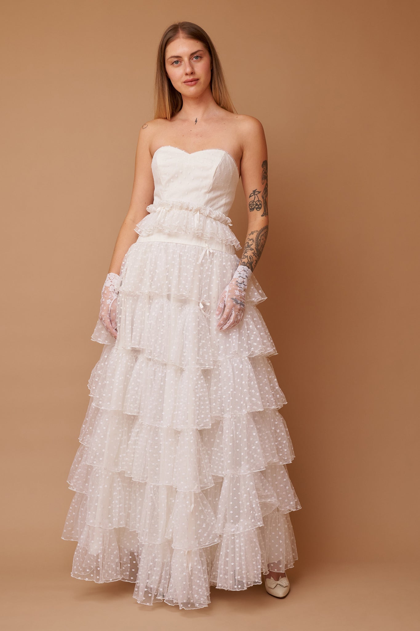 Xanthe Lace Gown - S