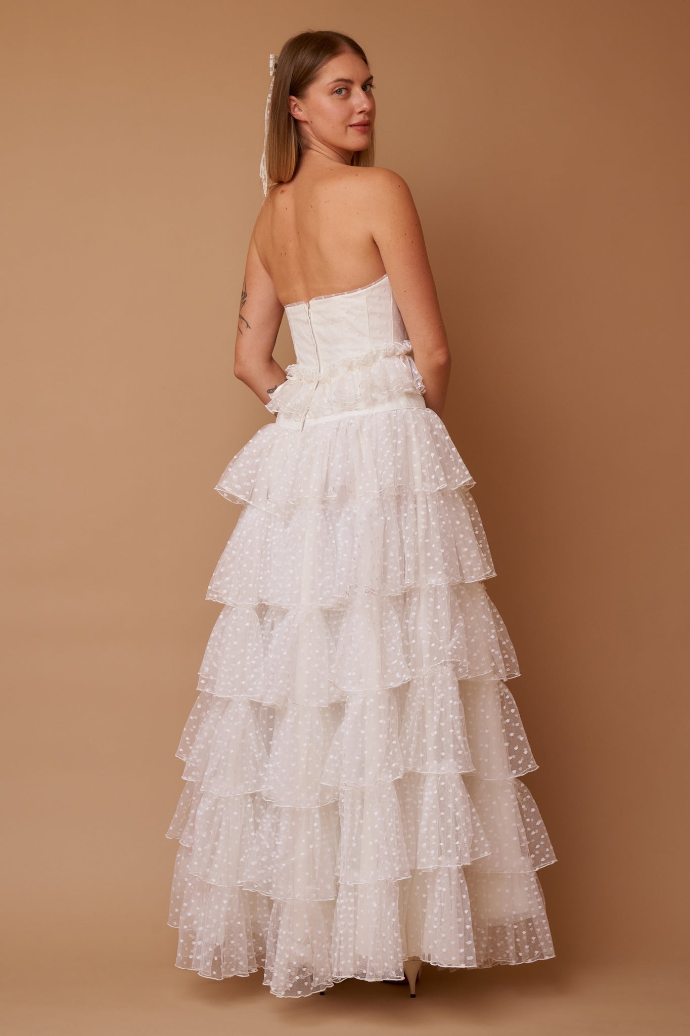 Xanthe Lace Gown - S