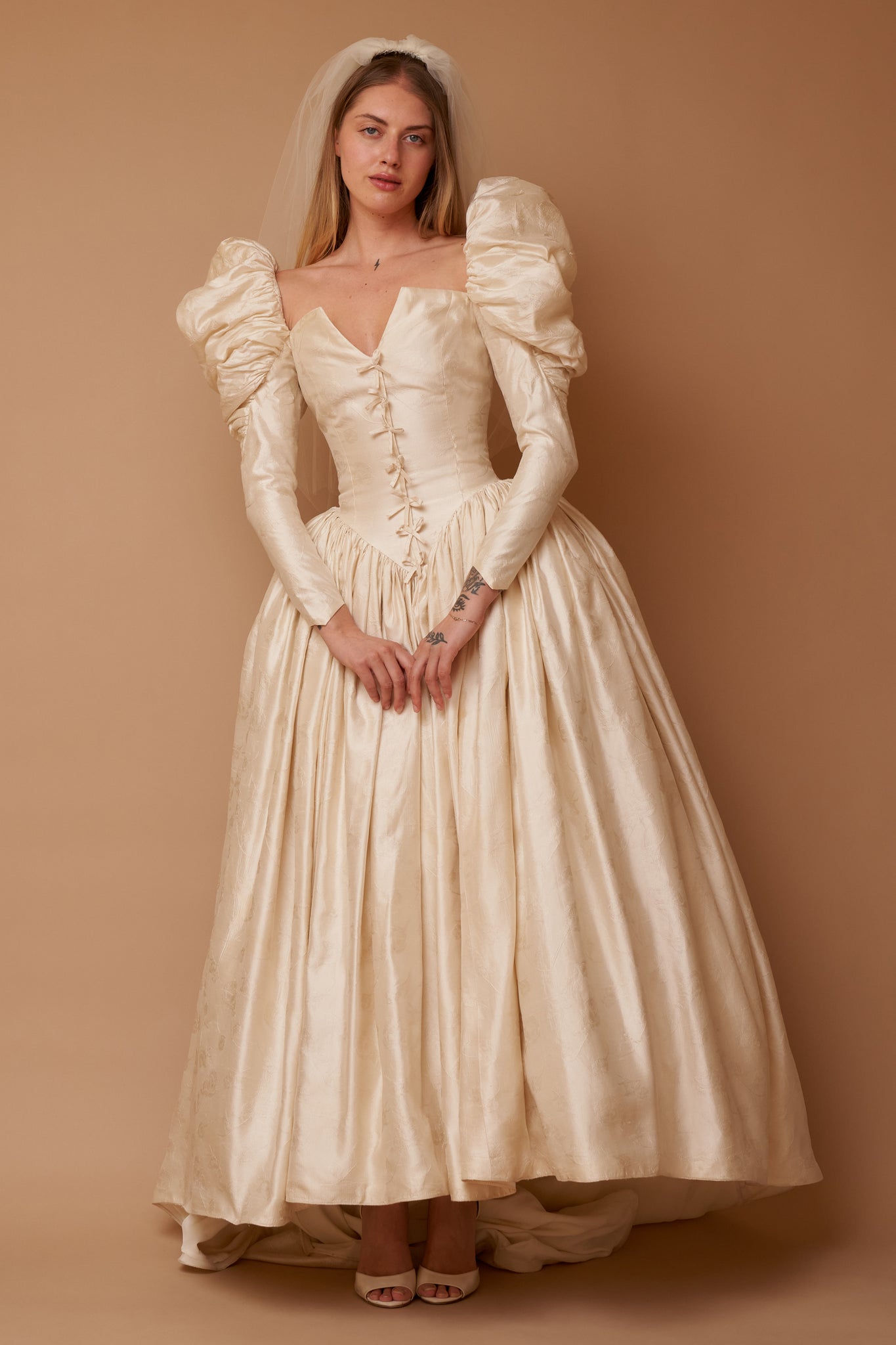 Labyrinth Silk Gown