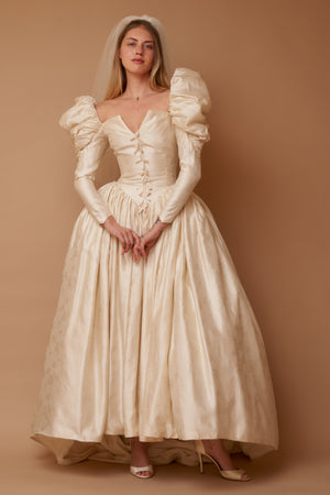Labyrinth Silk Gown