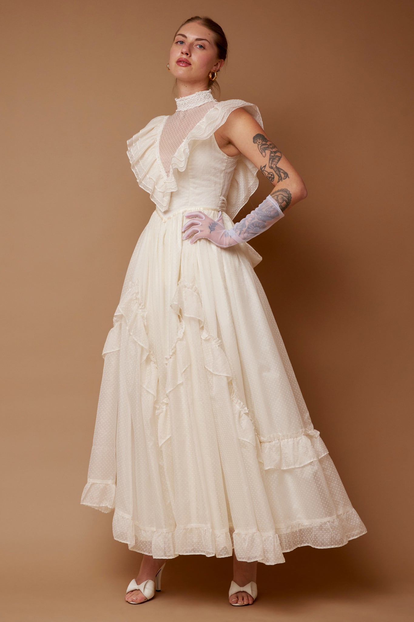 Poppy Ruffle Gown - XS